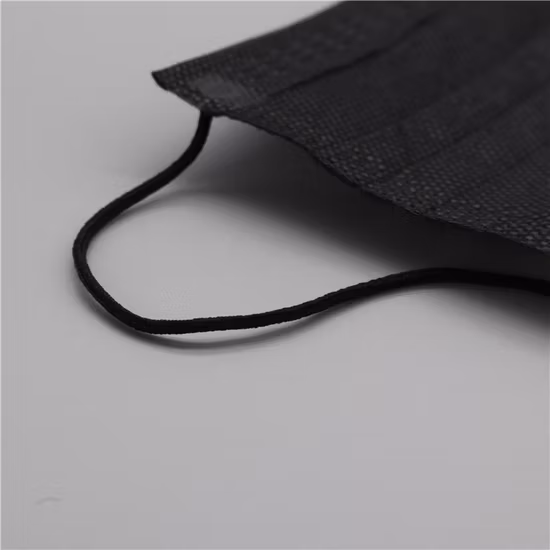 Chirurgical/hôpital/médical/protection/sécurité/non-tissé 4ply charbon actif poussière/papier/dentaire/SMS/bouche masque jetable 3ply avec oreille élastique