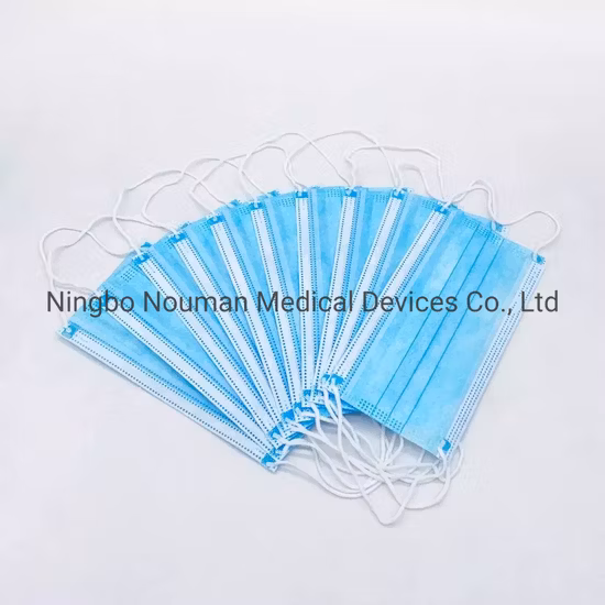 Masque protecteur médical chirurgical de protection d'usine de Disposabel 3ply