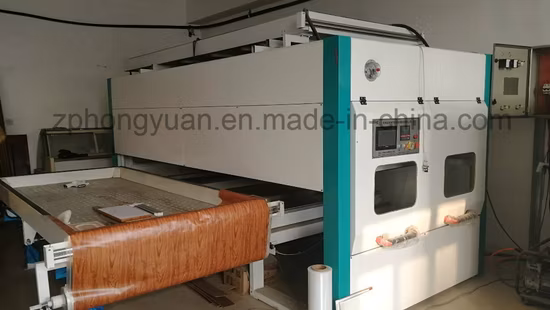 Machine de sublimation de grain de bois d'impression de transfert de chaleur de revêtement de poudre de Hongyuan avec le four de polymérisation de revêtement de poudre