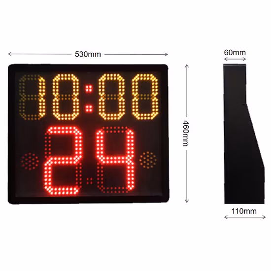 Horloge de prise de vue LED sans fil extérieure