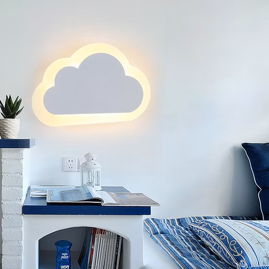 Lampes murales pour chambre d'enfant, chambre d'enfant, nuages ​​(WH